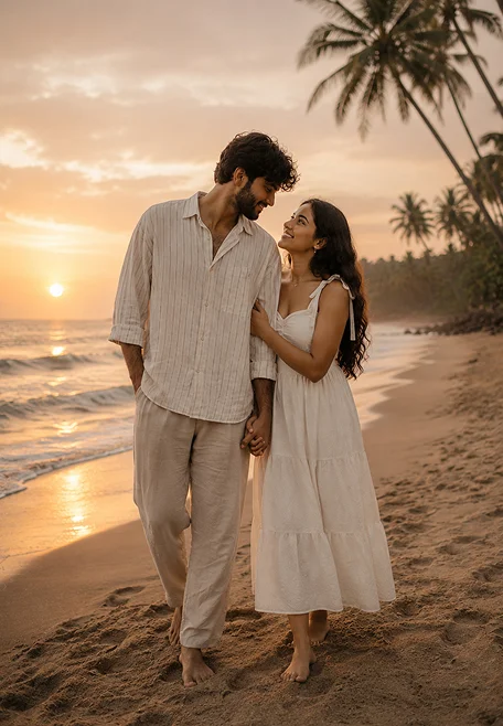 John and Jenny — save the date photo