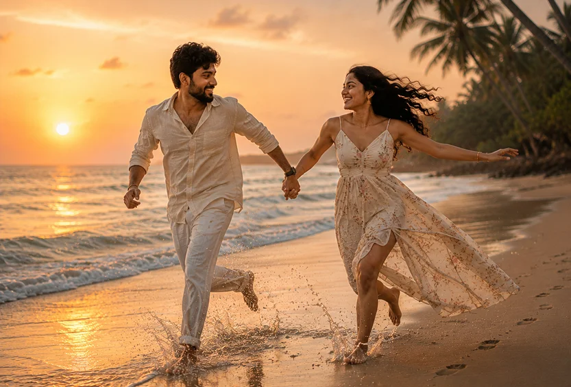 John and Jenny — save the date banner